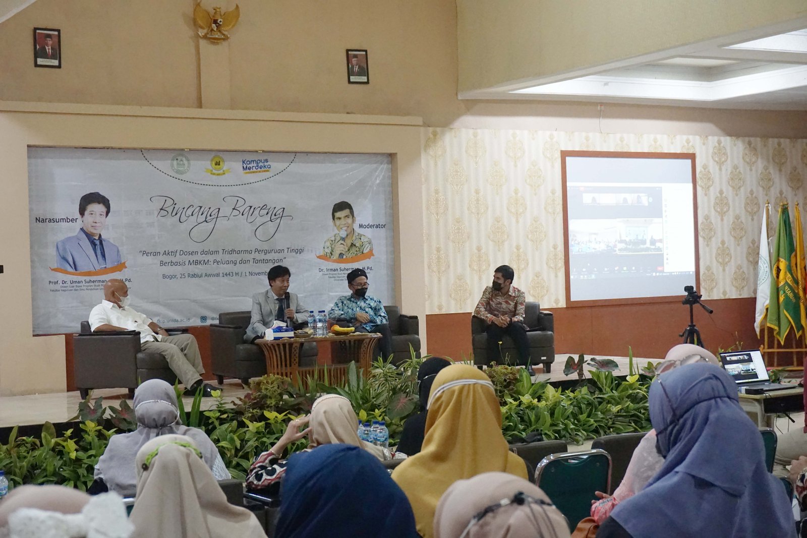 FKIP UNIDA Bogor Adakan Bincang Bareng, Sambut Prof. Dr. Uman Suherman AS, M.Pd