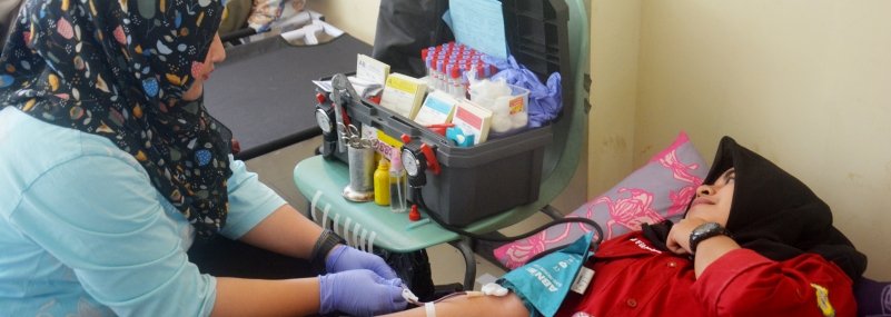 Gandeng PMI Kabupaten Sukabumi,  BEM KM dan KSR UNIDA Selenggarakan Donor Darah