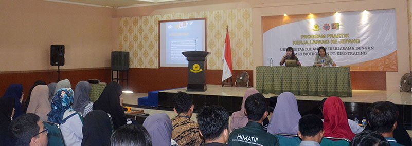 Universitas Djuanda Bogor Bekerjasama dengan Seameo Biotrop dan PT. Kibo Trading Selenggarakan Sosialisasi Program PKL ke Jepang