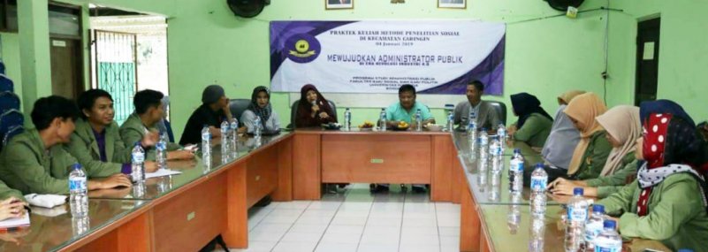 Perkuat Wawasan Penelitian Mahasiswa FISIP UNIDA Bogor Praktik Lapangan ke Kecamatan Caringin