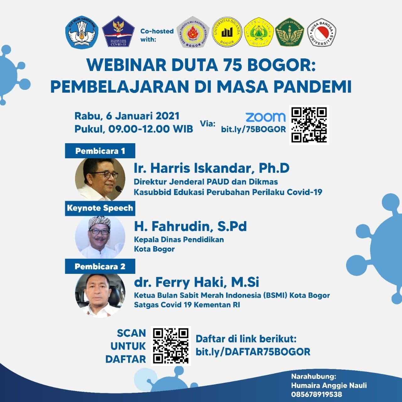 Webinar Duta 75 Bogor - Pembelajaran di Masa Pandemi