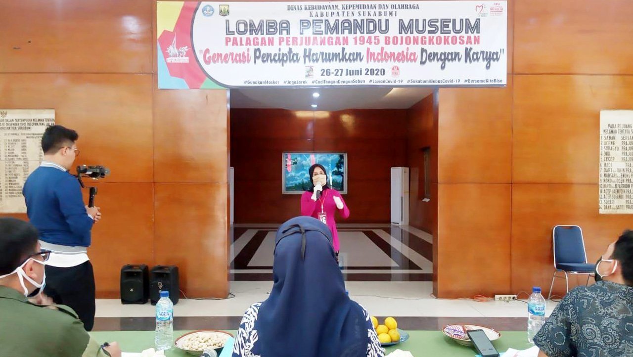 Mahasiswa FISIP UNIDA Bogor Sabet Juara Pemandu Museum Palagan Perjuangan 1945 Bojongkokosan Kabupaten Sukabumi